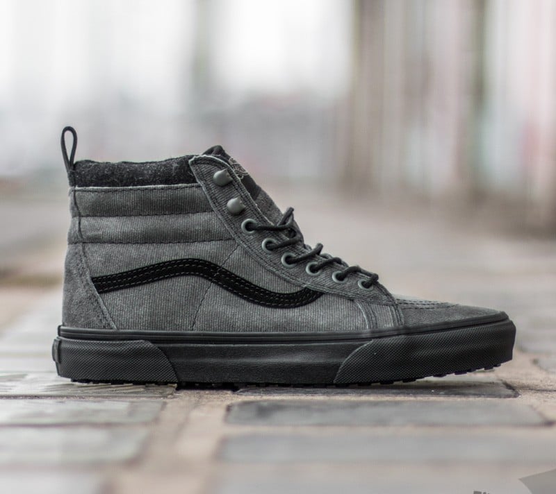 Vans sk8 hi hot sale mte denim suede black