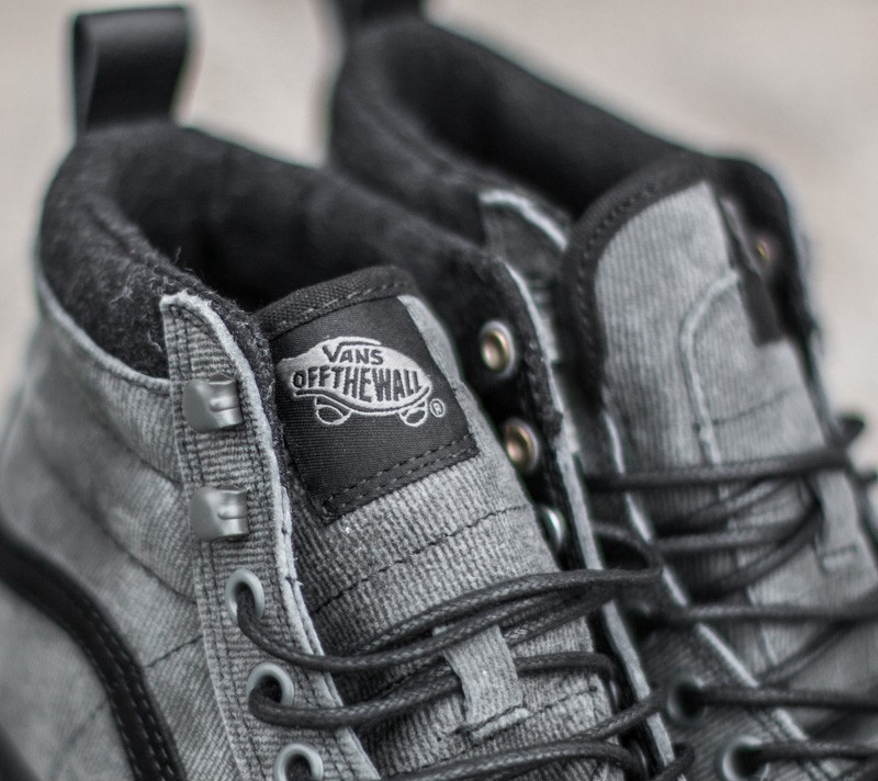 Vans sk8 hi deals mte denim suede black