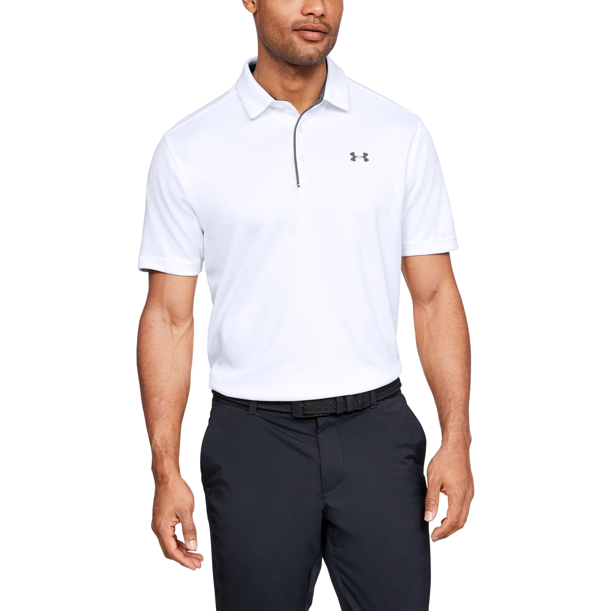 Tricou Under Armour Tech Polo White/ Graphite/ Graphite