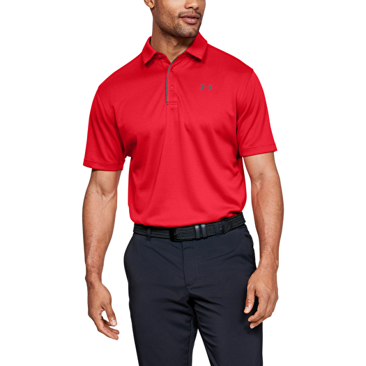 Under Armour Tech Polo Red/ Graphite/ Graphite | Footshop