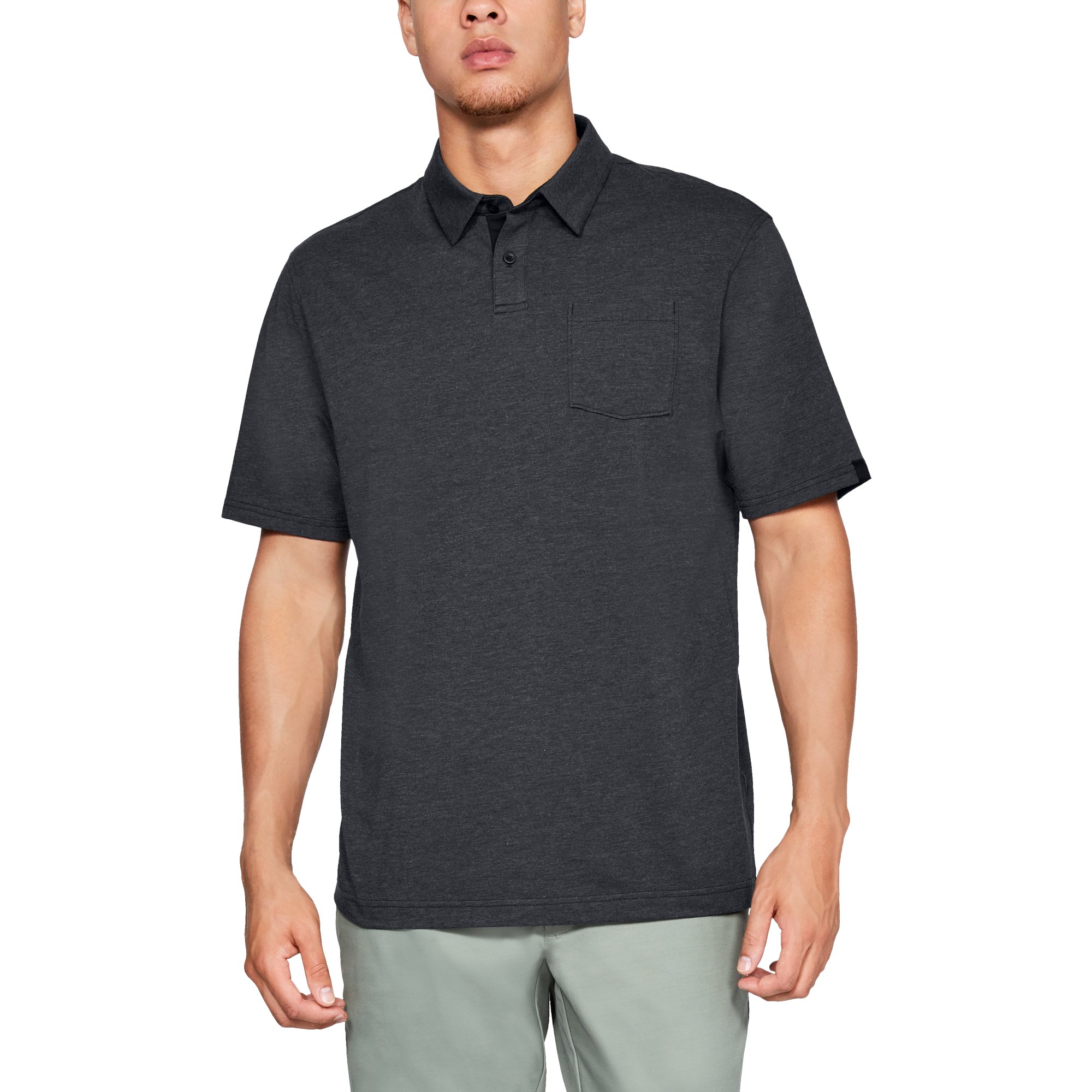 T-shirts Under Armour Cc Scramble Polo Black