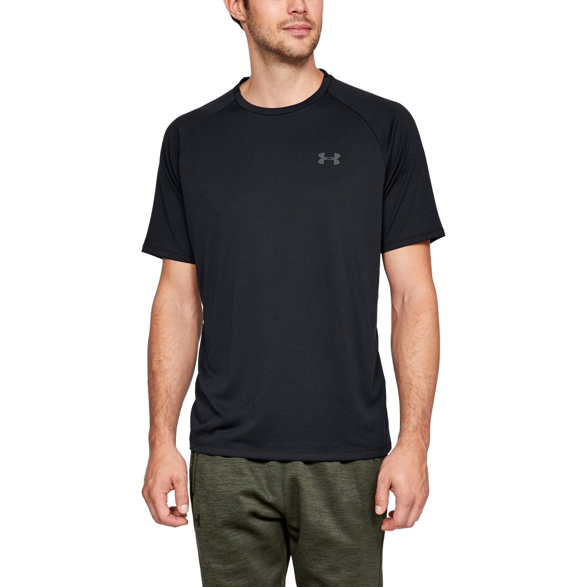 Tričko Under Armour Tech 2.0 SS Tee Black/ Graphite M