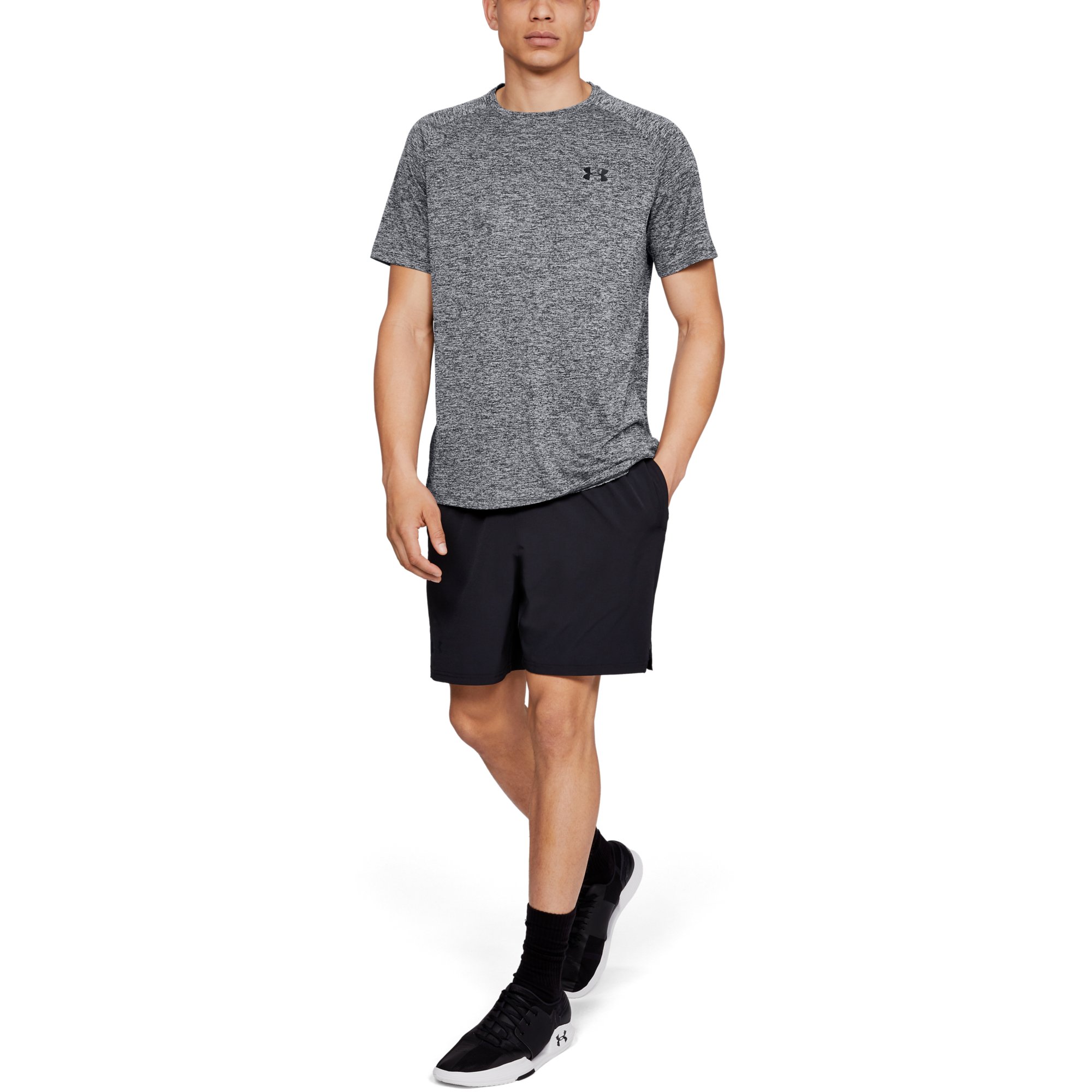 T-paidat Under Armour Tech 2.0 SS Tee Black/ Black