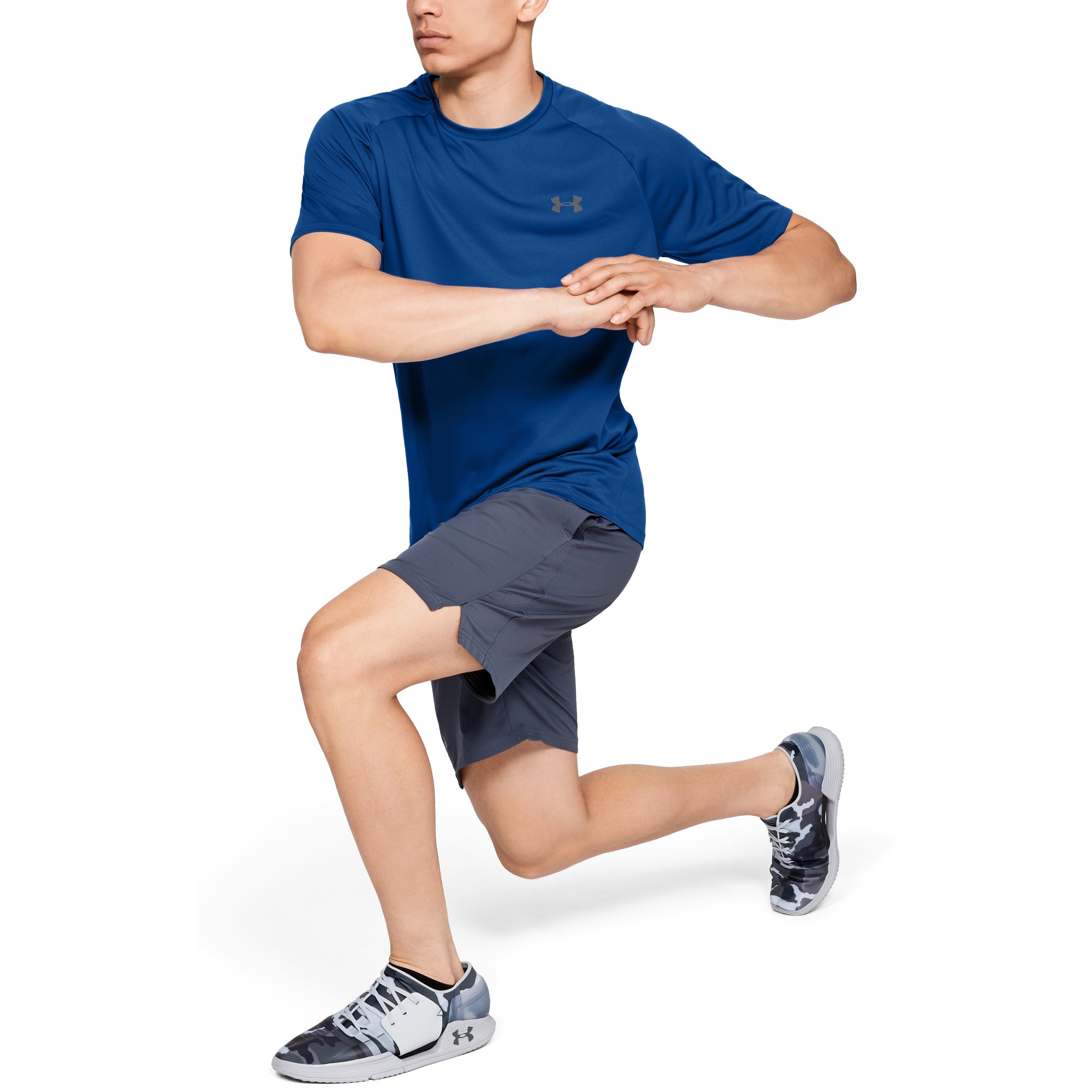 T-paidat Under Armour Tech 2.0 SS Tee Royal/ Graphite