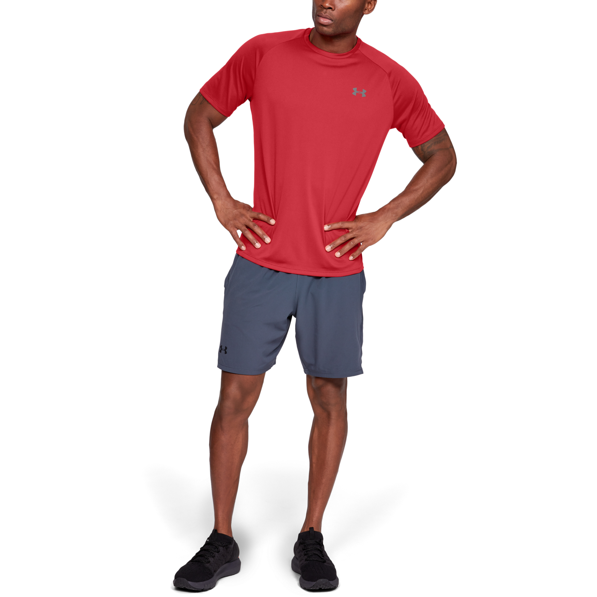 T-shirts Under Armour Tech 2.0 SS Tee Red/ Graphite