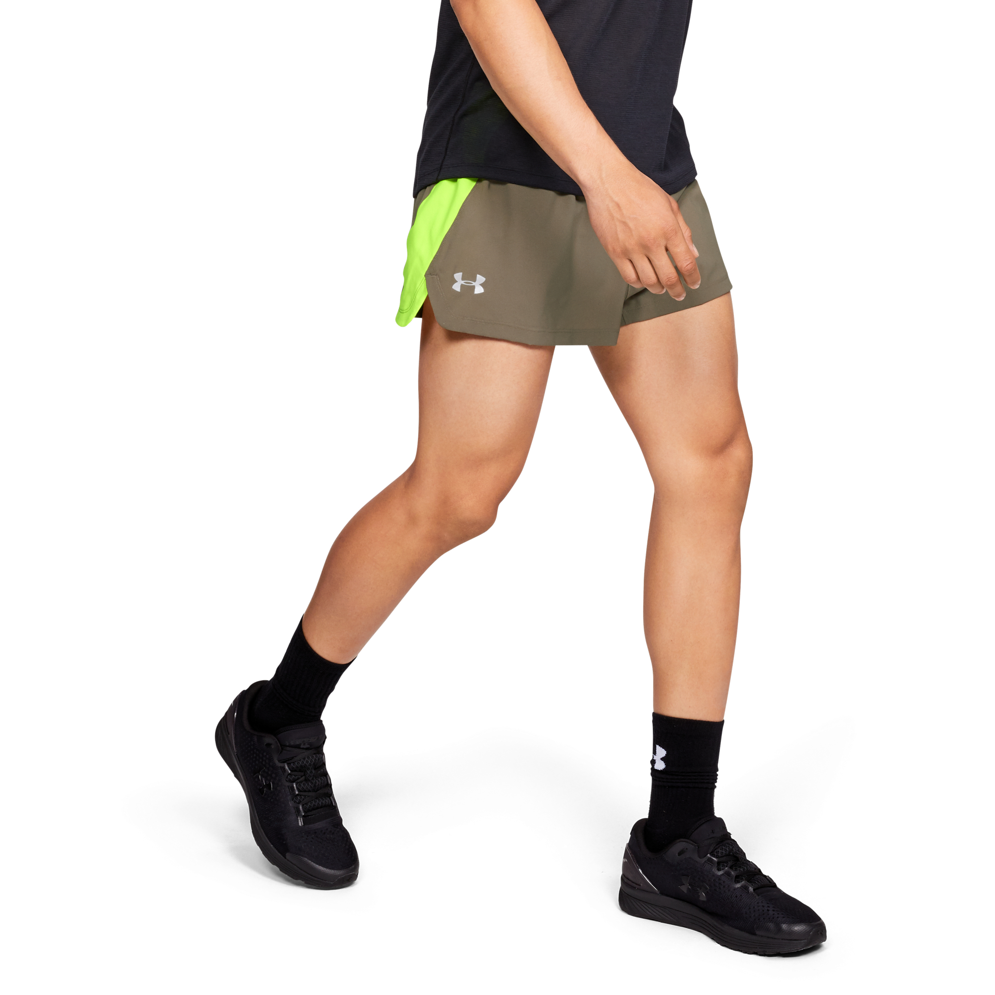 Shorts Under Armour Launch Sw Split Short Brown