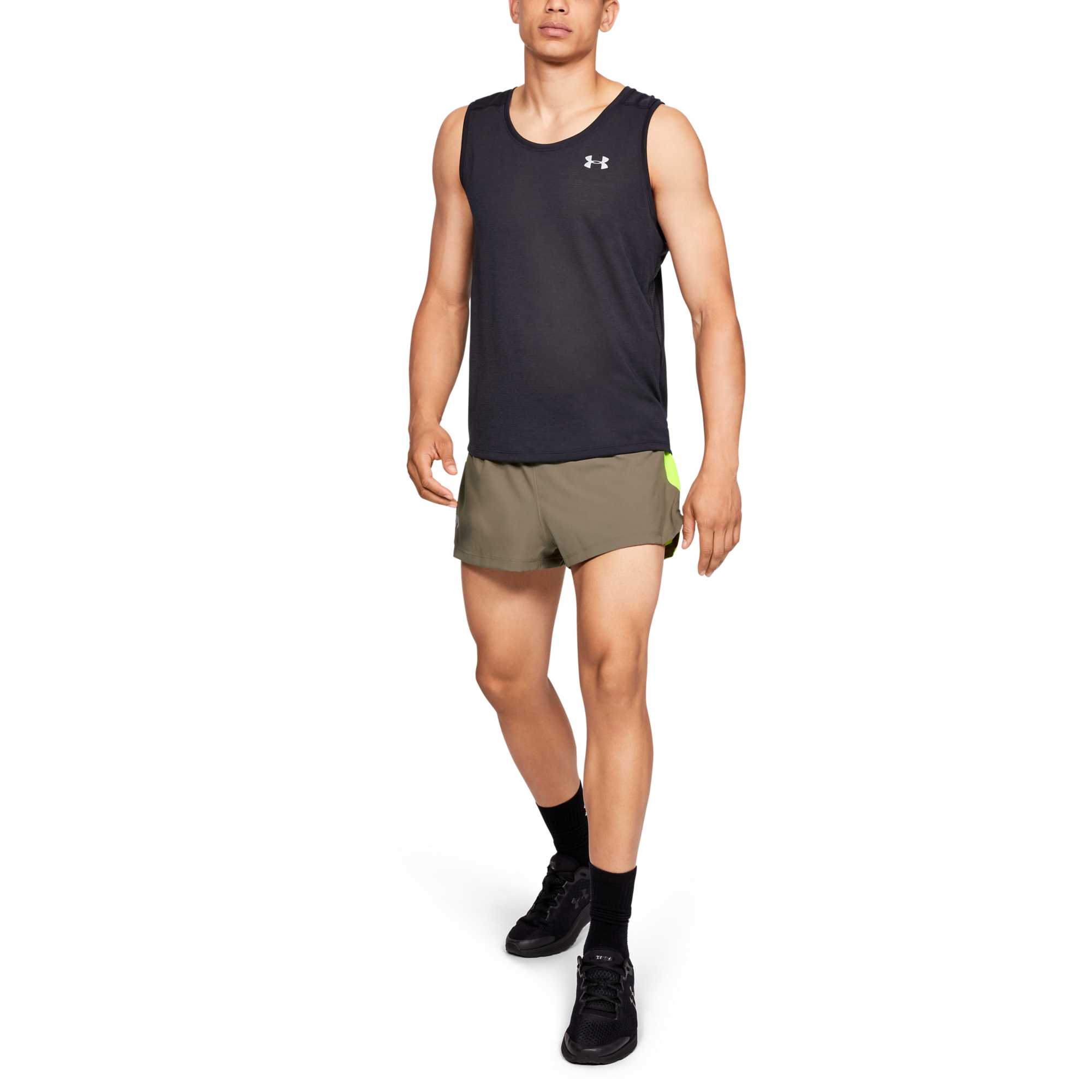 Shorts Under Armour Launch Sw Split Short Brown