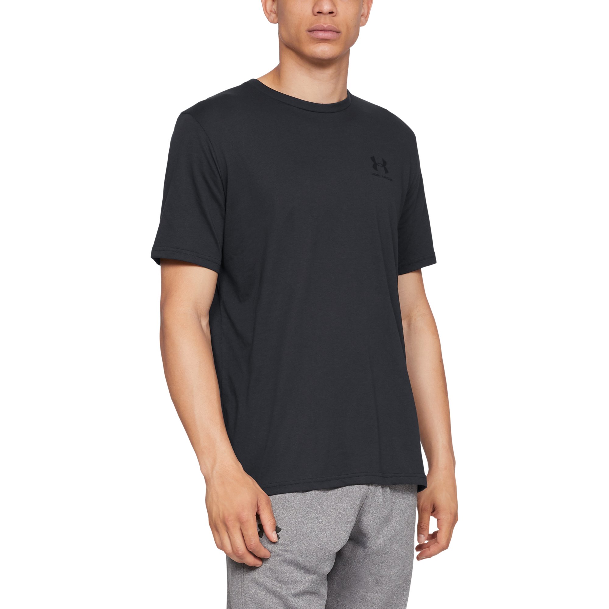 T-shirts Under Armour Sportstyle Lc SS Black/ Black