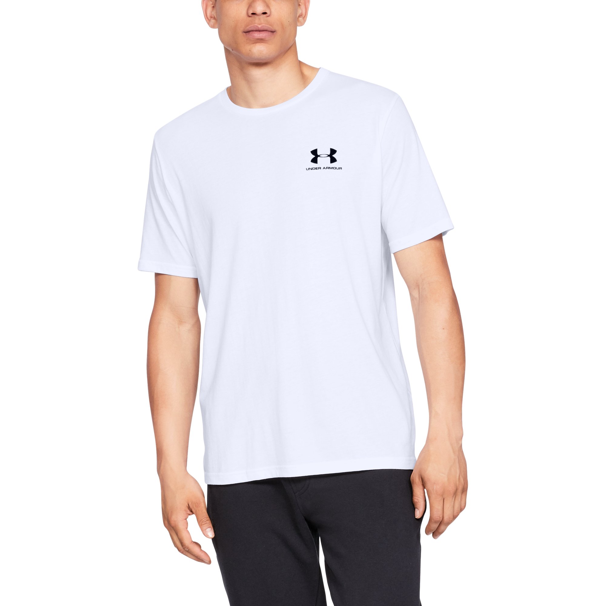 Pólók Under Armour Sportstyle Lc SS White/ Black