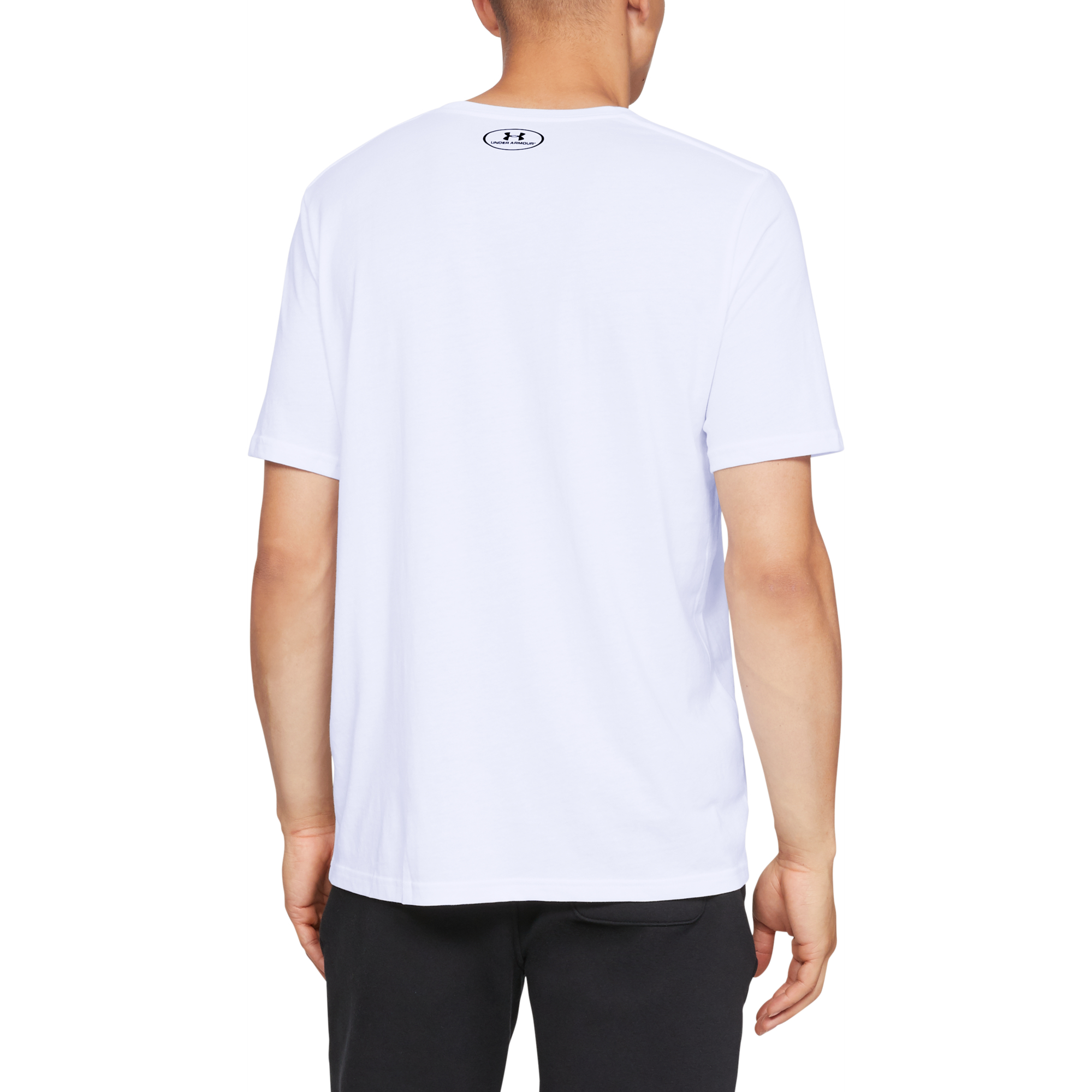 Tricou Under Armour Sportstyle Lc SS White/ Black - 1 | YEO