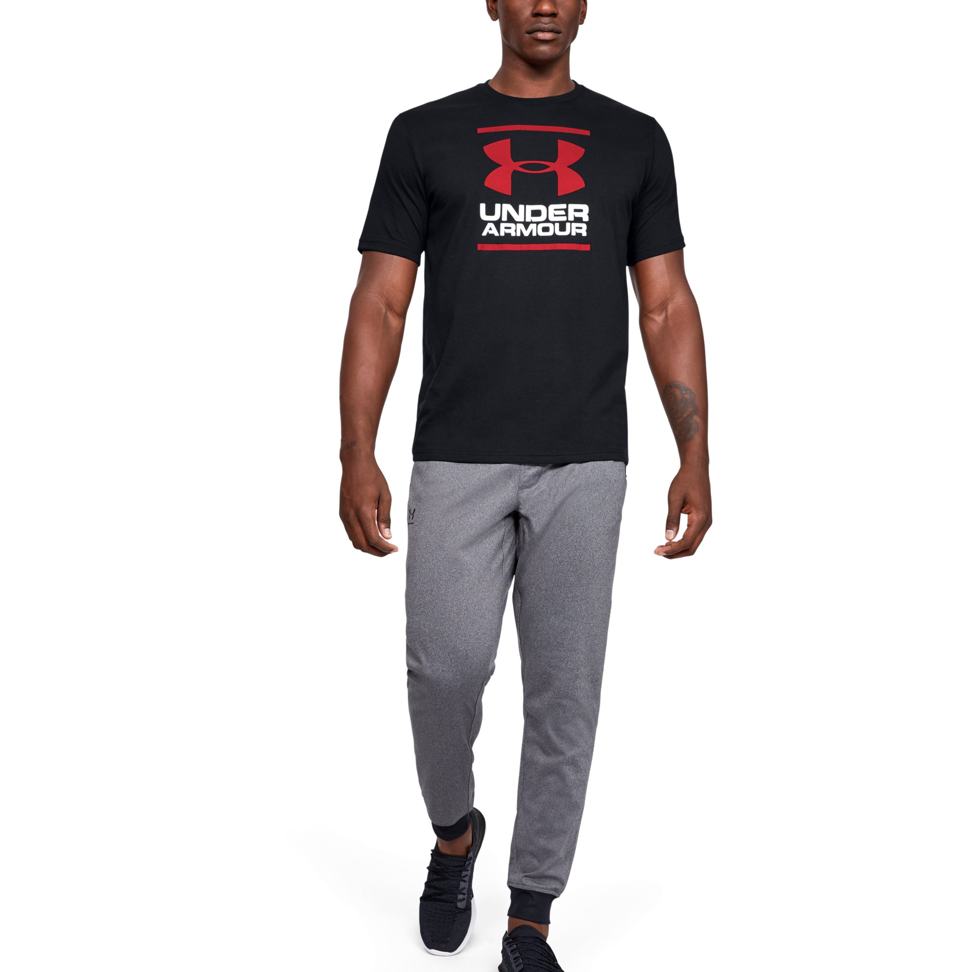 Tričká Under Armour Gl Foundation SS T Black/ White/ Red