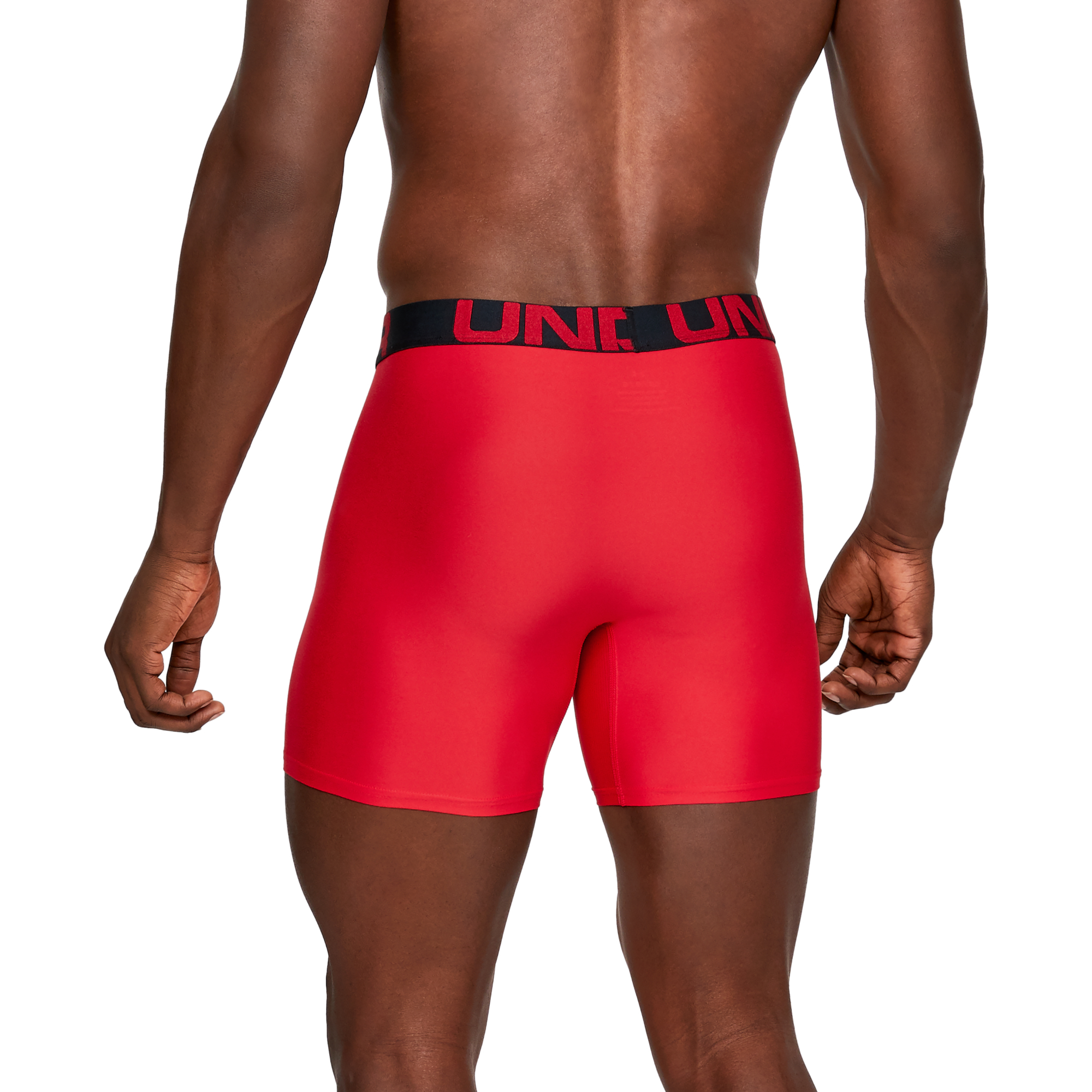 Men s underwear Under Armour Tech 6In 2 Pack Red Footshop