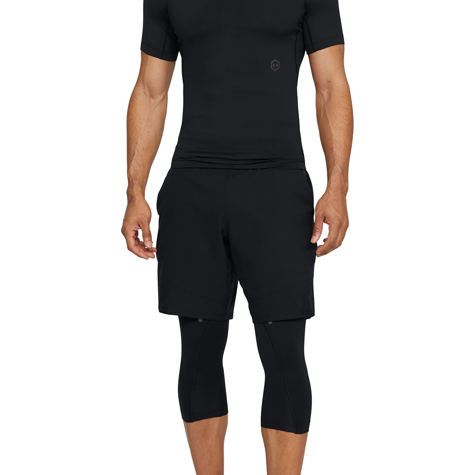 Housut Under Armour Rush 3/4 Legging Black