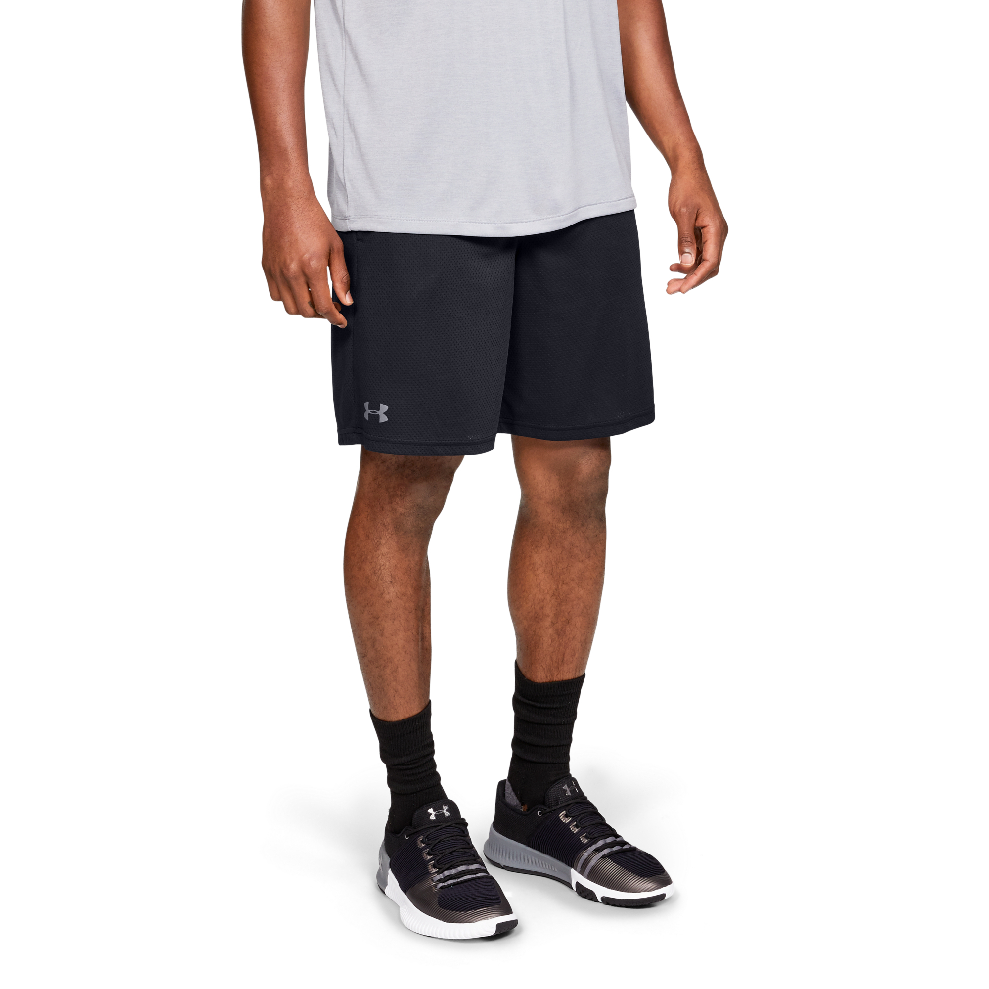 Korte broeken Under Armour Tech Mesh Shorts Black/ Pitch Gray