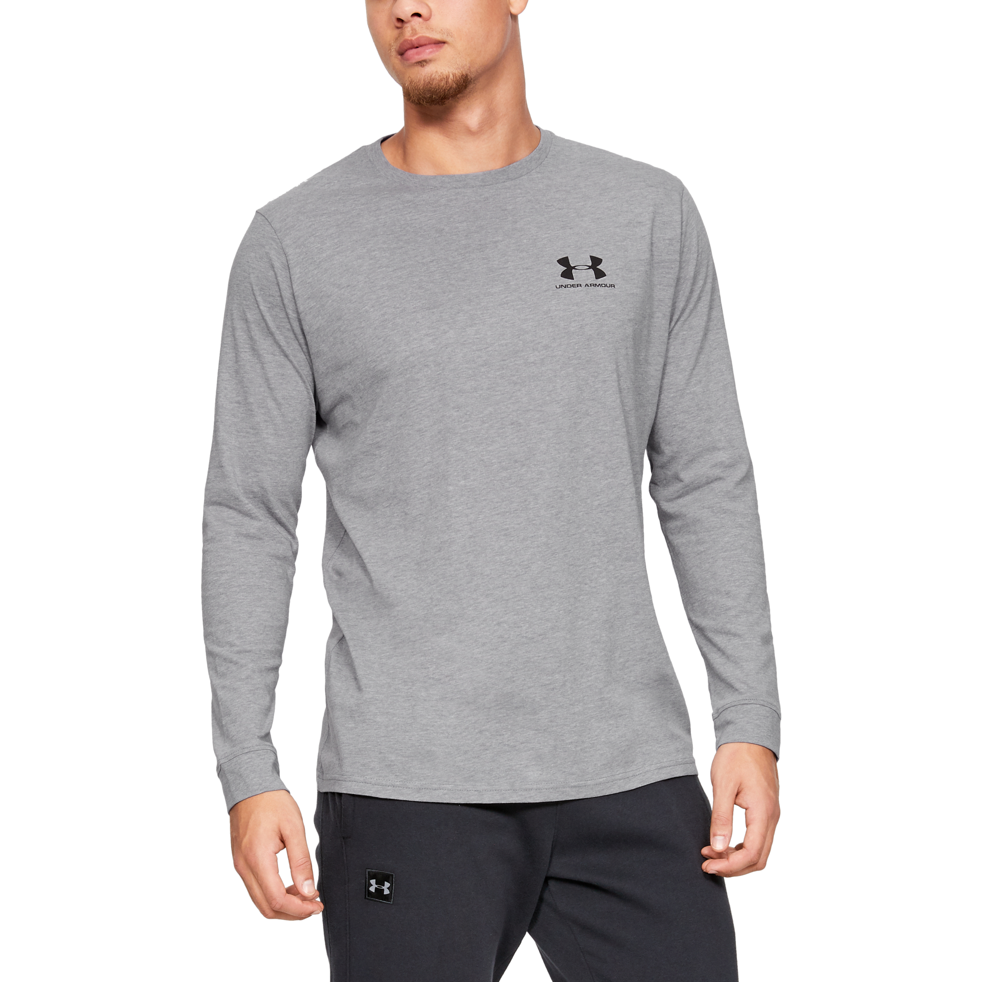 T-shirts Under Armour Sportstyle Left Chest LS Grey
