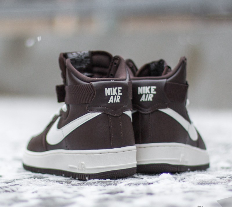 Herresko Nike Air Force 1 Hi Retro QS Chocolate/ Sail