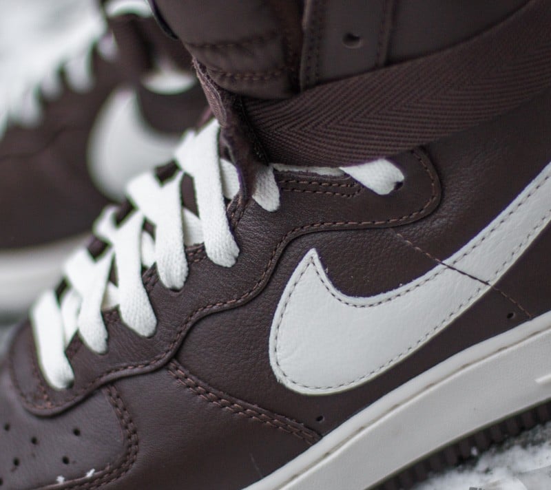 Herresko Nike Air Force 1 Hi Retro QS Chocolate/ Sail