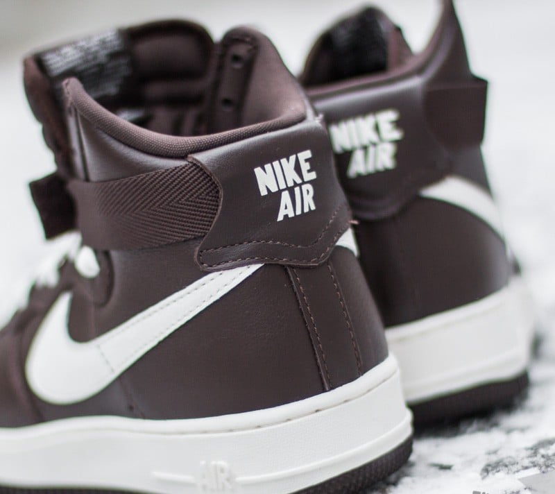 Herresko Nike Air Force 1 Hi Retro QS Chocolate/ Sail