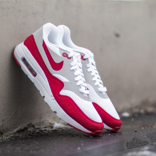 Nike Air Max 1 Ultra Essential OG Pack White University Red Natural Grey White