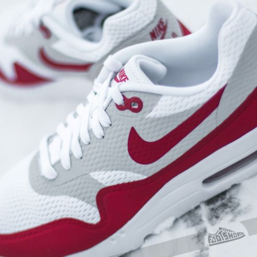Nike Air Max 1 Ultra Essential OG Pack White University Red Natural Grey White