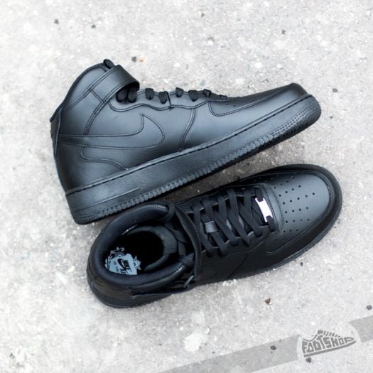 Nike air force 1 mid 07 all black store