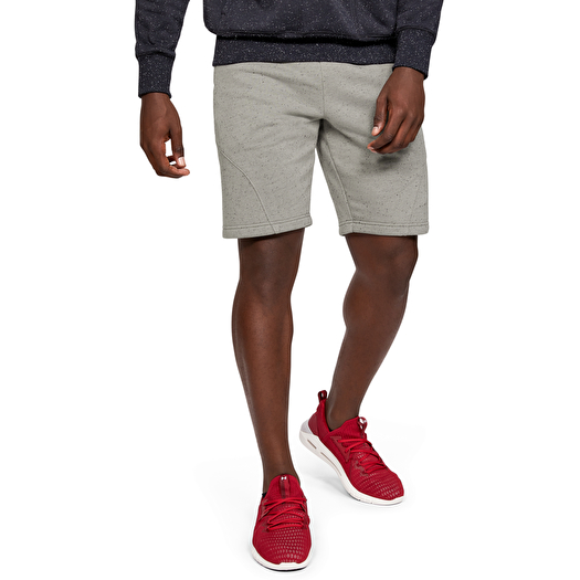 Under armour speckled fleece shorts shop