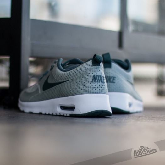 Nike air max thea dark grey black volt print cheap