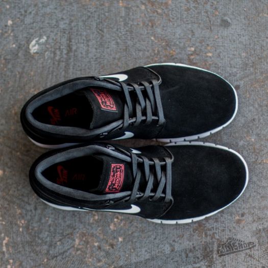 Men s shoes Nike Stefan Janoski Max Mid L Black White University Red Footshop