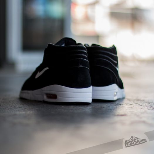 Herren Sneaker und Schuhe Nike Stefan Janoski Max Mid L Black White University Red Footshop