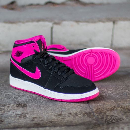 Retro 1 pink and black discount