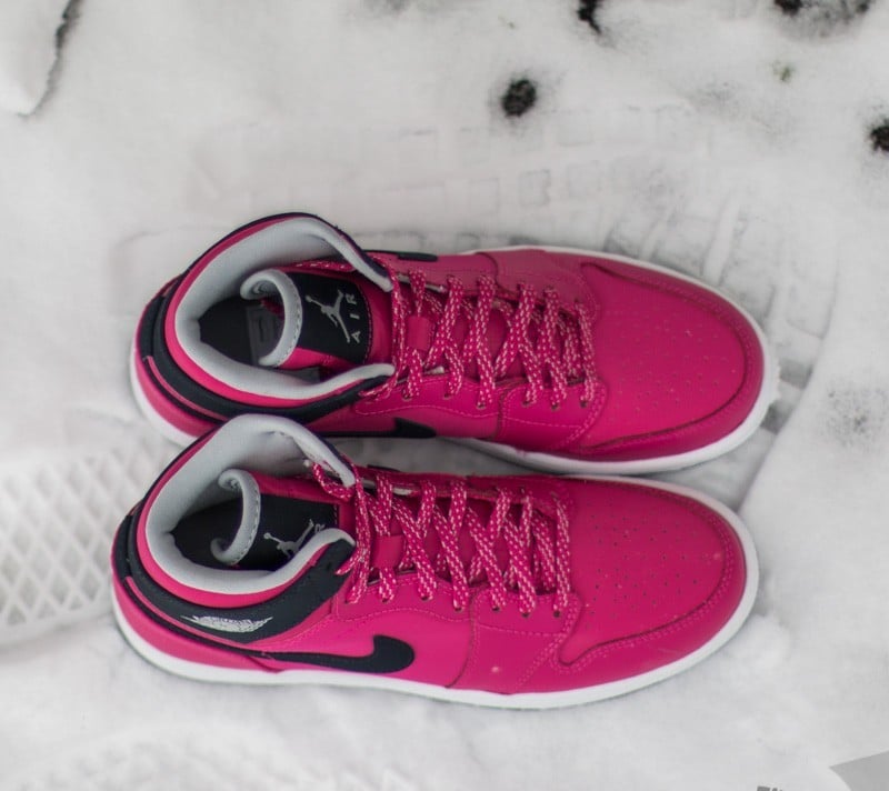 Damen Sneaker und Schuhe Air Jordan 1 Retro High (GG) Vivid Pink/ Dark Obsidian-Wolf Grey-White