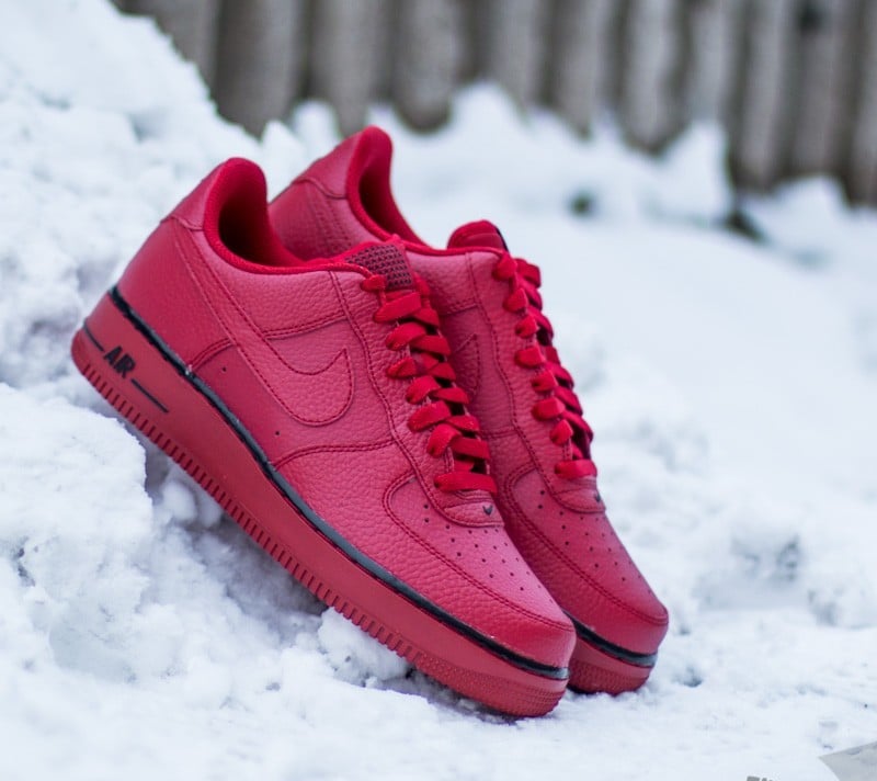 Nike air force 1 rosse hot sale