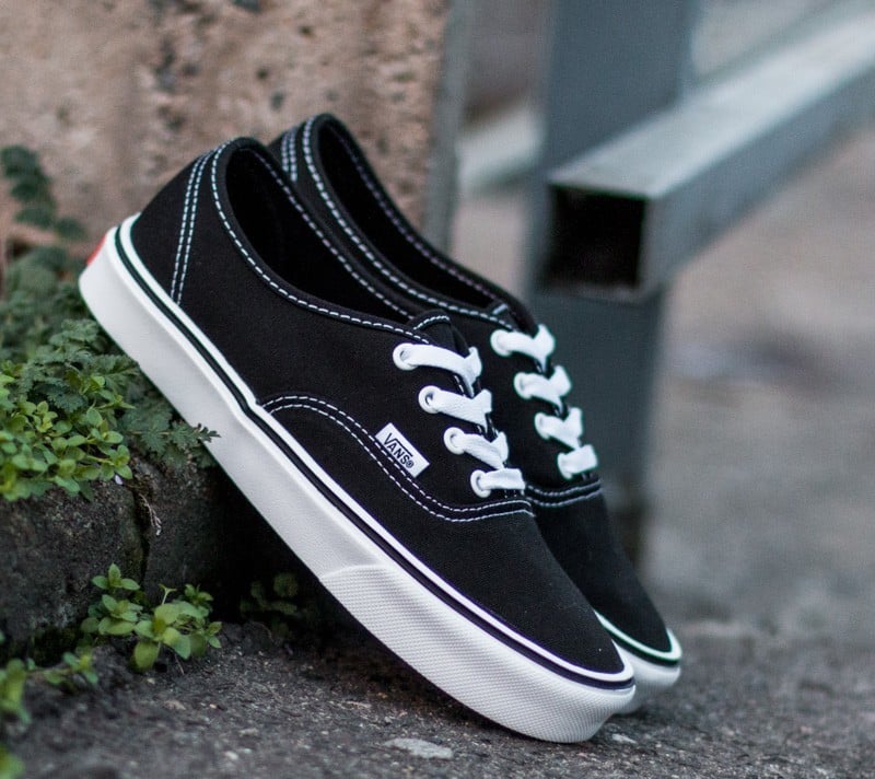 Vans Authentic Lite Canvas Black White