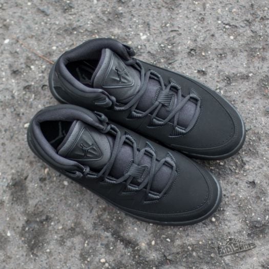 Matte black cheap jordans