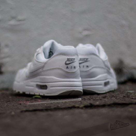 Nike air max 1 gs white best sale