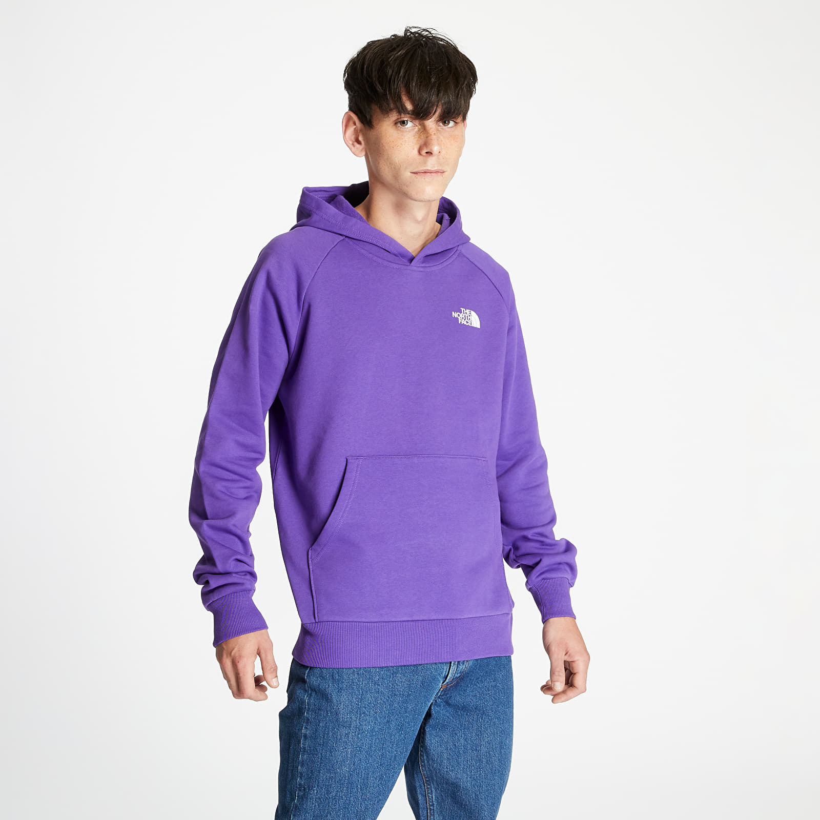 Purple north face hoodie mens outlet
