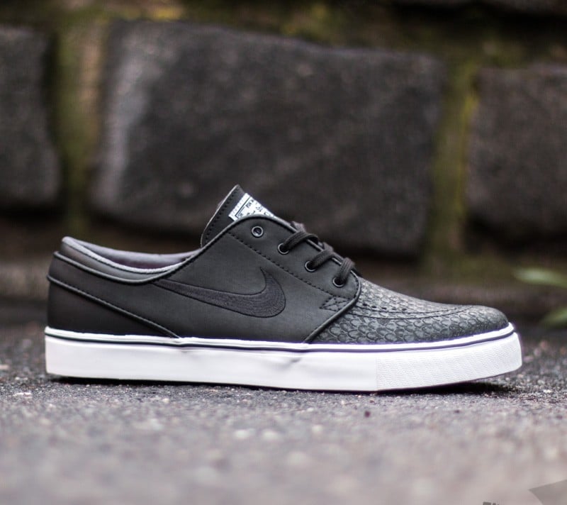 Pánske tenisky a topánky Nike Zoom Stefan Janoski L Black/ Black- White- University Red