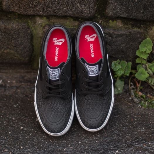 Nike Zoom Stefan Janoski L Black Black White University Red