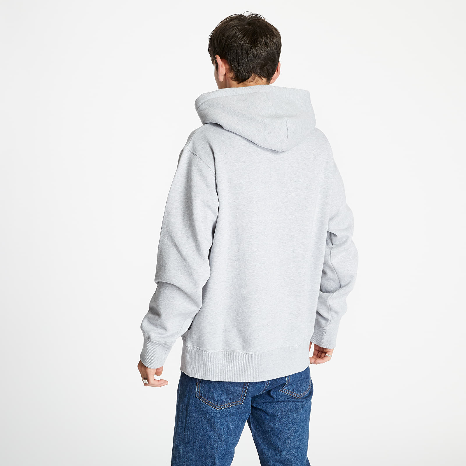 Mikiny NAPAPIJRI Patch Hoodie Light Grey Mel