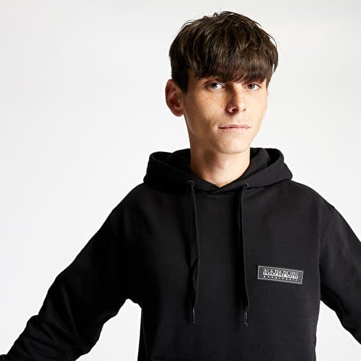 Hoodies and sweatshirts NAPAPIJRI Patch Hoodie Black Footshop