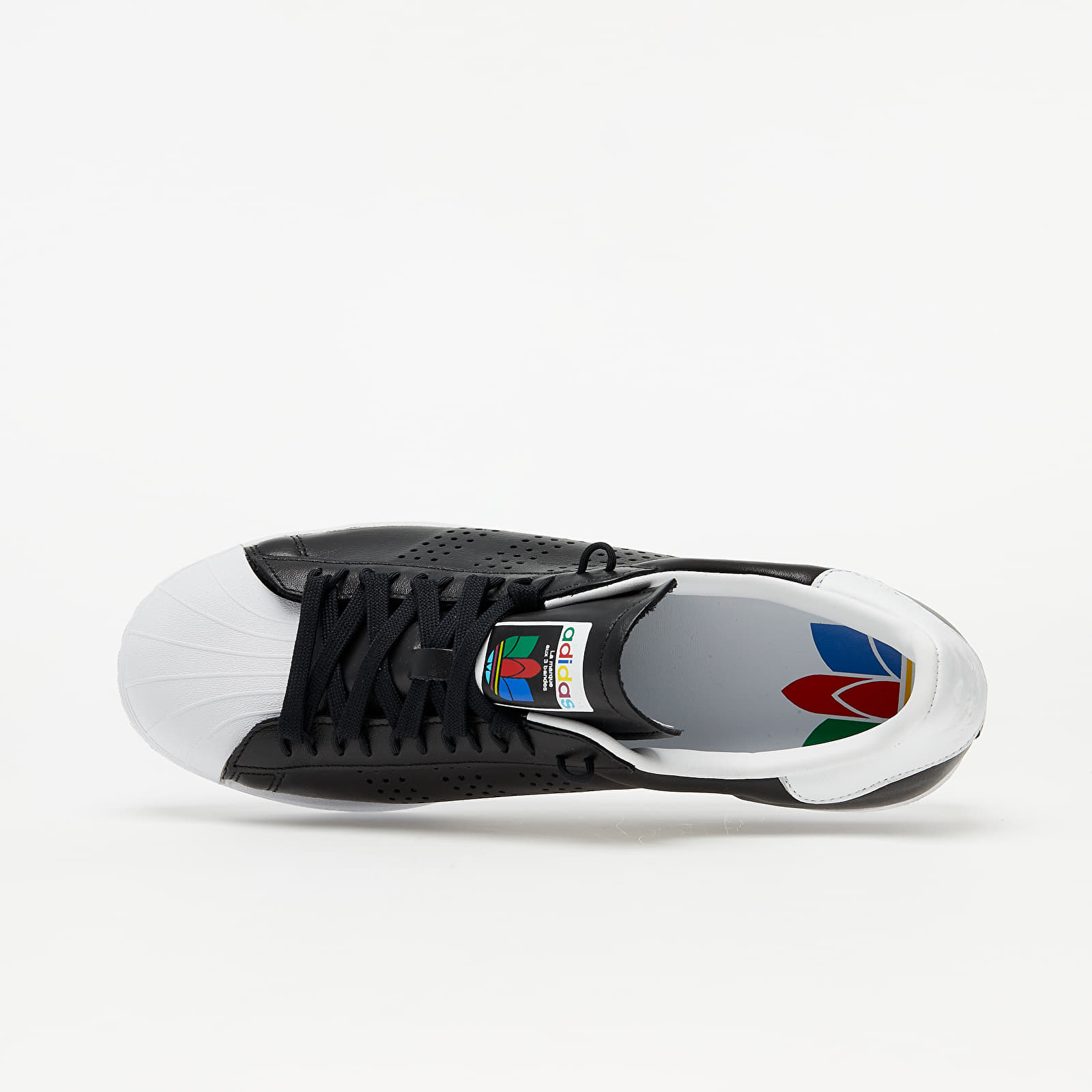 Superstar mens white green store
