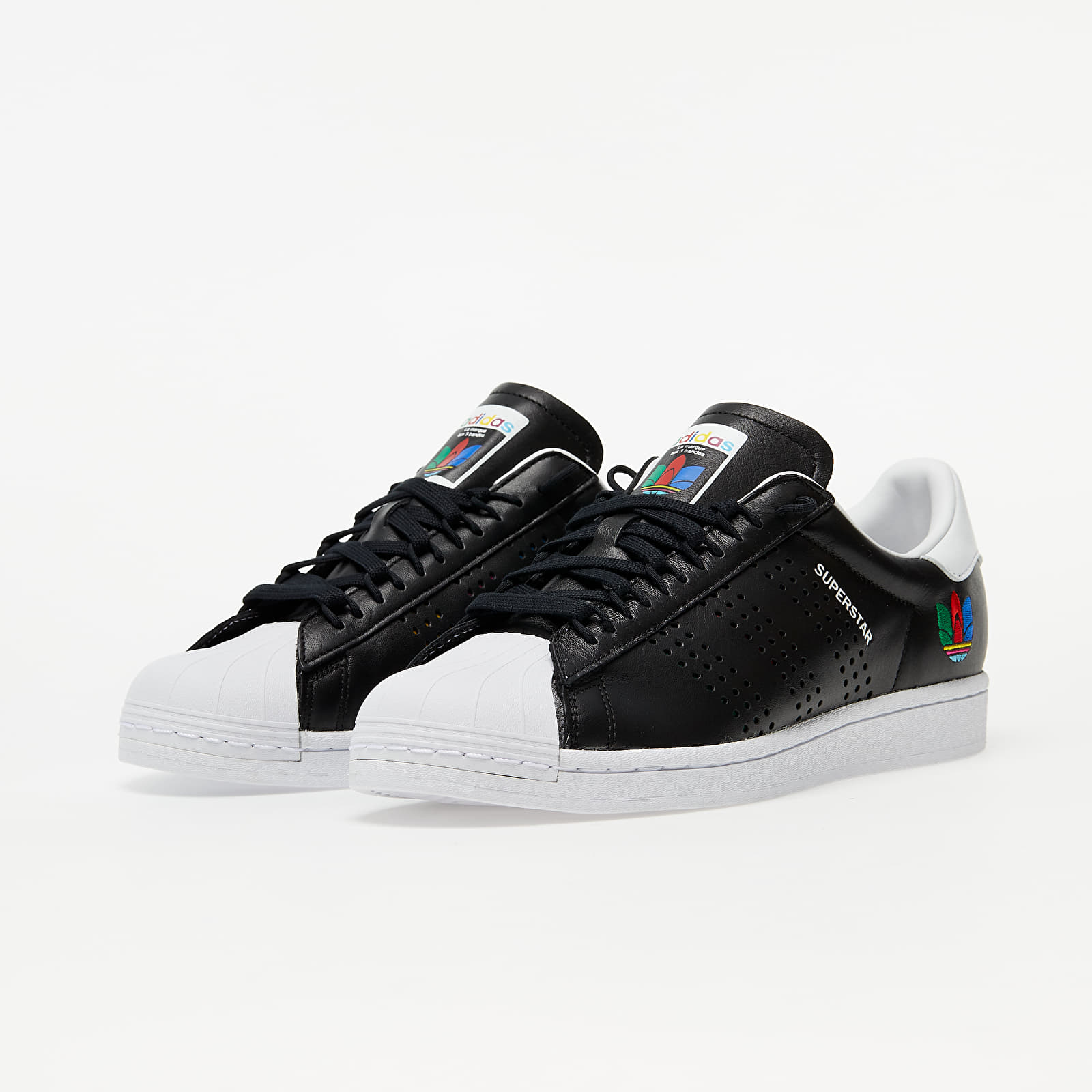 Men's shoes adidas Superstar Core Black/ Green/ Ftw White