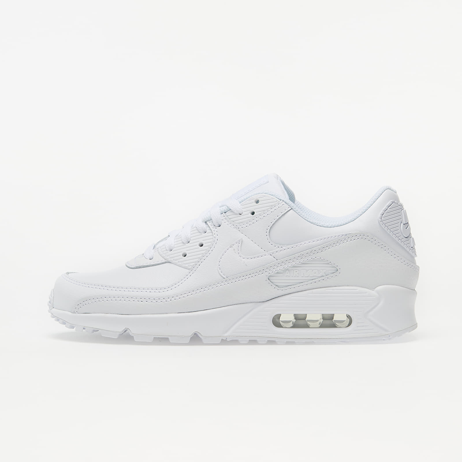 Nike airmax 90 white leather sale