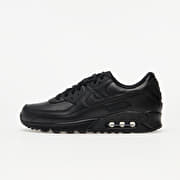 All black leather nike air max 90 sale