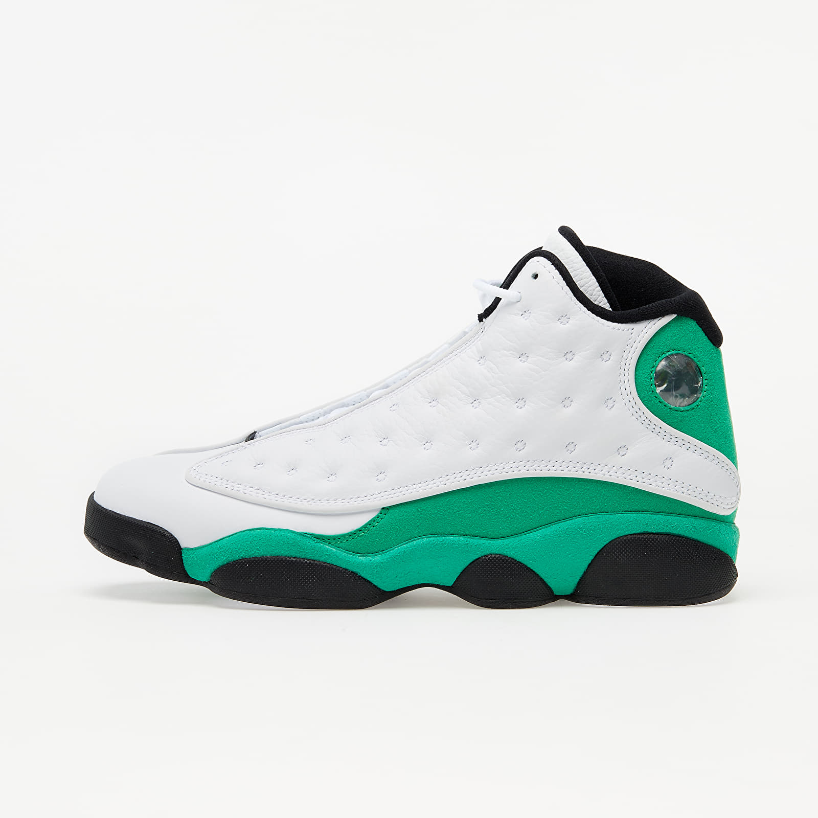 Chaussures et baskets homme Air Jordan 13 Retro White/ Lucky Green-Black