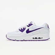 Nike Air Max 90 White/ Voltage Purple-Black