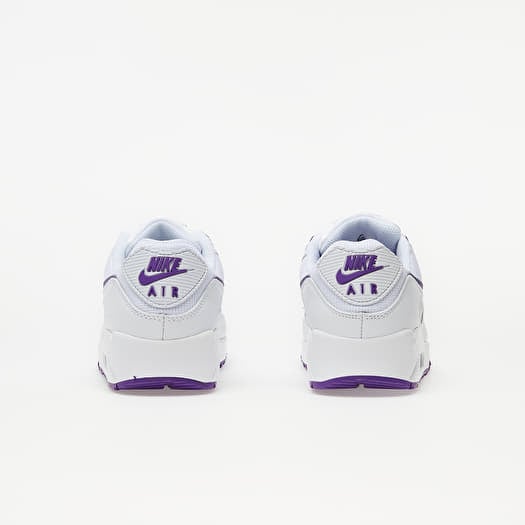 Men s shoes Nike Air Max 90 White Voltage Purple Black Footshop