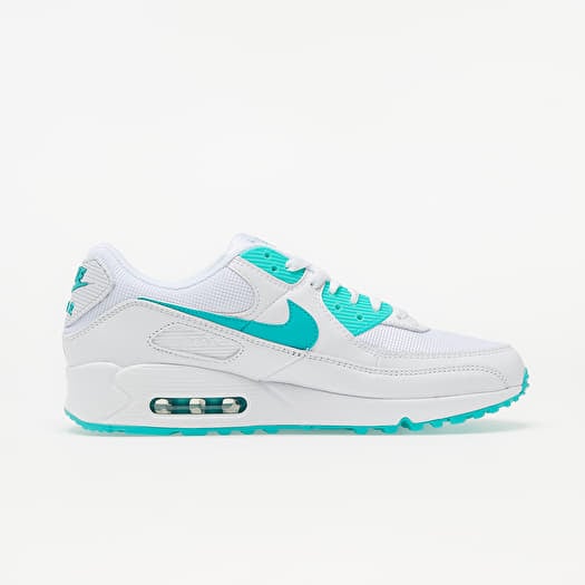 Men s shoes Nike Air Max 90 White Hyper Jade Black Footshop