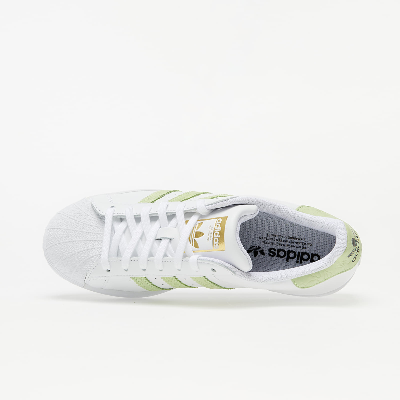 Damen Sneaker und Schuhe adidas Superstar W Ftw White/ Hi-Res Yellow/ Gold Metalic