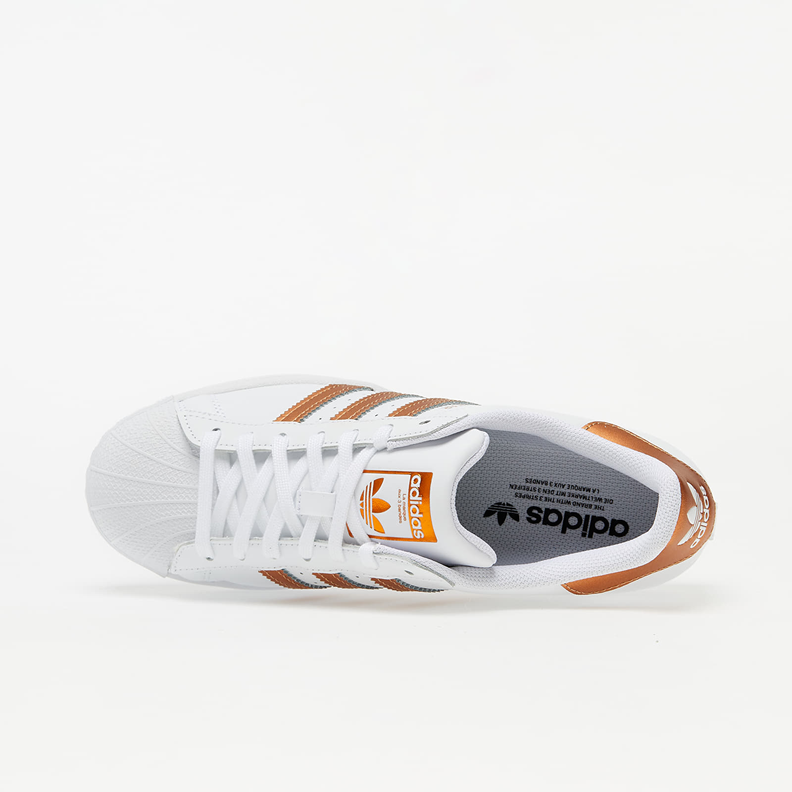 Zapatillas mujer adidas Superstar W Ftw White/ Copper Metalic/ Core Black
